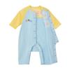 MIKI HOUSE Long Sleeve Animal Coverall Made in for Boys and Baby Romper, Japan, Girls, Clothes, Children's Clothing, 80cm, Sax, 43-1201-148