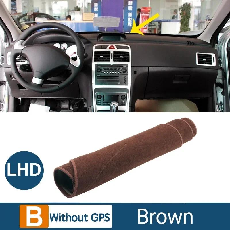 Carro Para Peugeot 307 SW CC 2004 2005 2006 2007 2008 2009 2010 2011 2012 2013 Painel de Instrumentos Cobertura Protetora Contra o Sol Tapetes Evitar Luzes