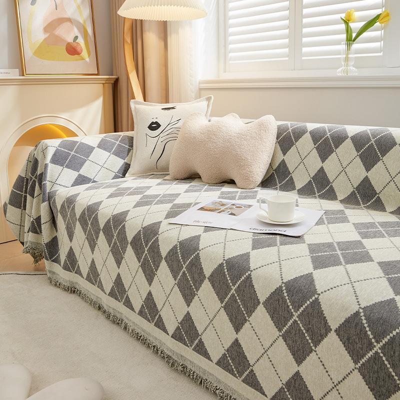 Sofa Cover Cloth High-end Chenille Ins Style Full Cover Sofa Towel Simple Modern Four-season Universal Sofa Cover