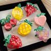 2025 Summer High-End Acetate Mini Fruit Hair Clips – Small Claw, Side Bangs & Hair Accessories