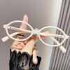 Retro Oval Frame Glasses Women Female  Sweet Cool Eyewear Trend Reading Computer Anti Blue Light Eyeglasses