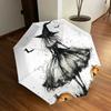 1pc Witch Pumpkin Pattern Umbrella Design Automatic Opening and Closing Umbrella, High-quality Travel Umbrella, Lightweight and Portable, -53