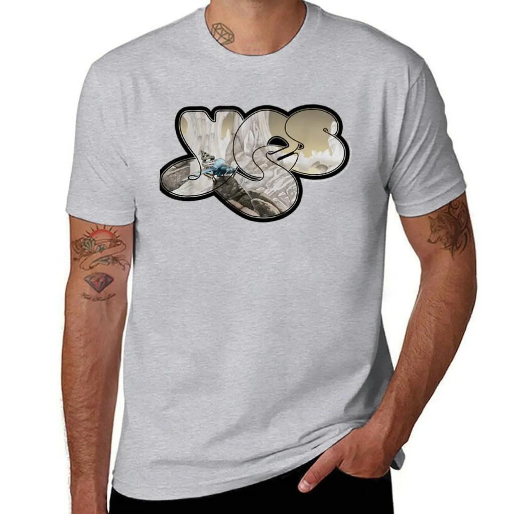 Yes Relayer Essential TShirt graphic t shirt vintage oversized graphic tee plus size men clothing
