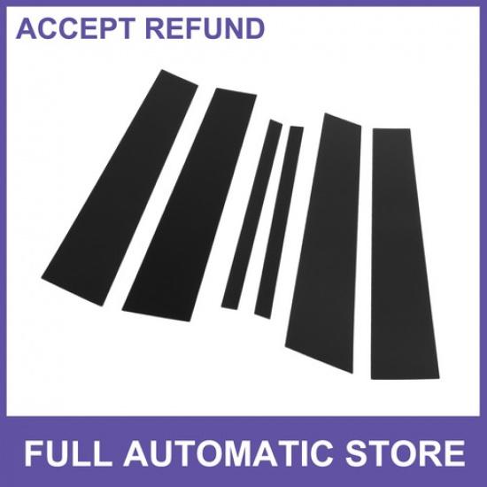 

Door Pillar Window Trim SIX for Infiniti G35 2007-2015 Black