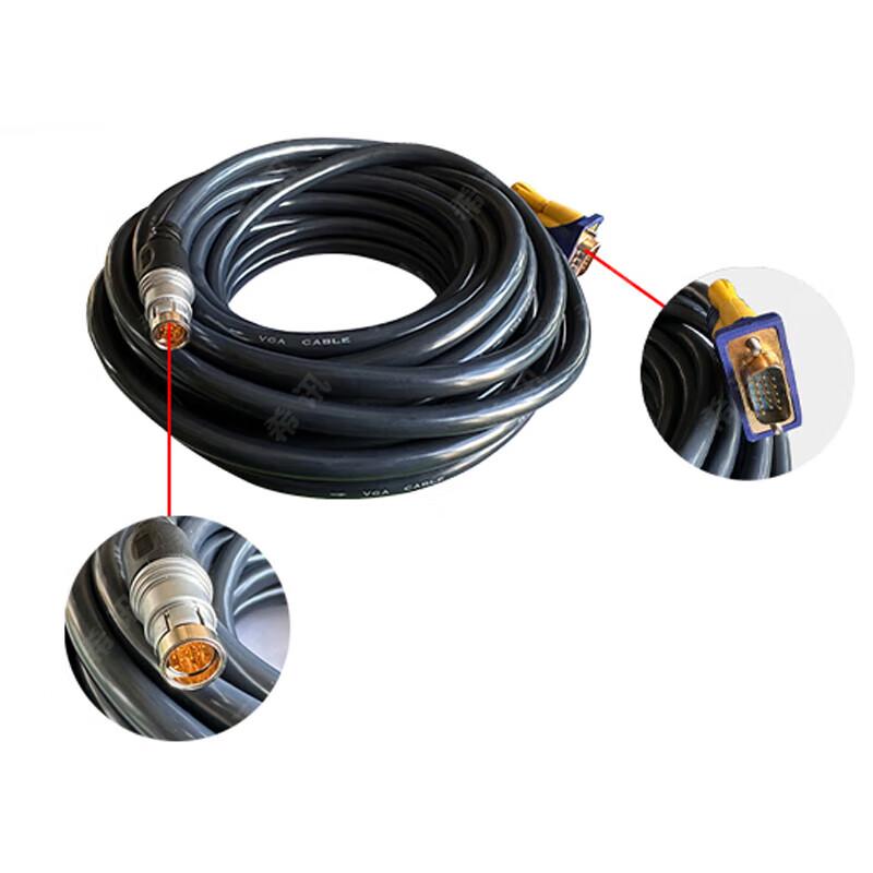 HOPECENT 19-Pin Aviation to VGA Cable