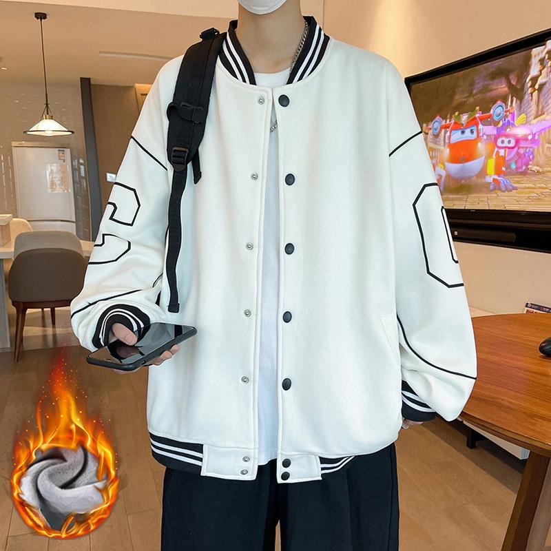 Spring Jacket Boy 13 Junior High School Students 14 Handsome Baseball Uniform 15-year-old Big Children Trendy Casual Jacket