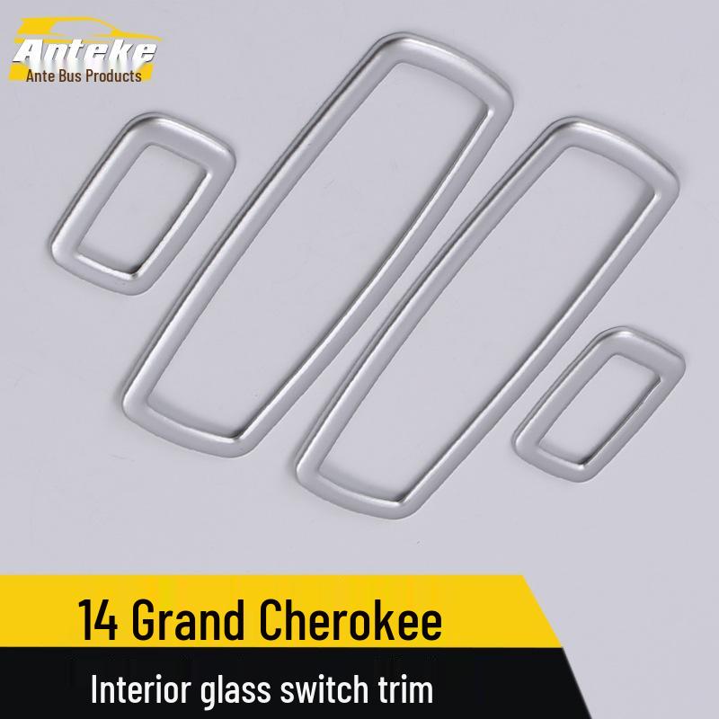 14 Grand Cherokee Window Switch Trim Sticker for Door Armrest