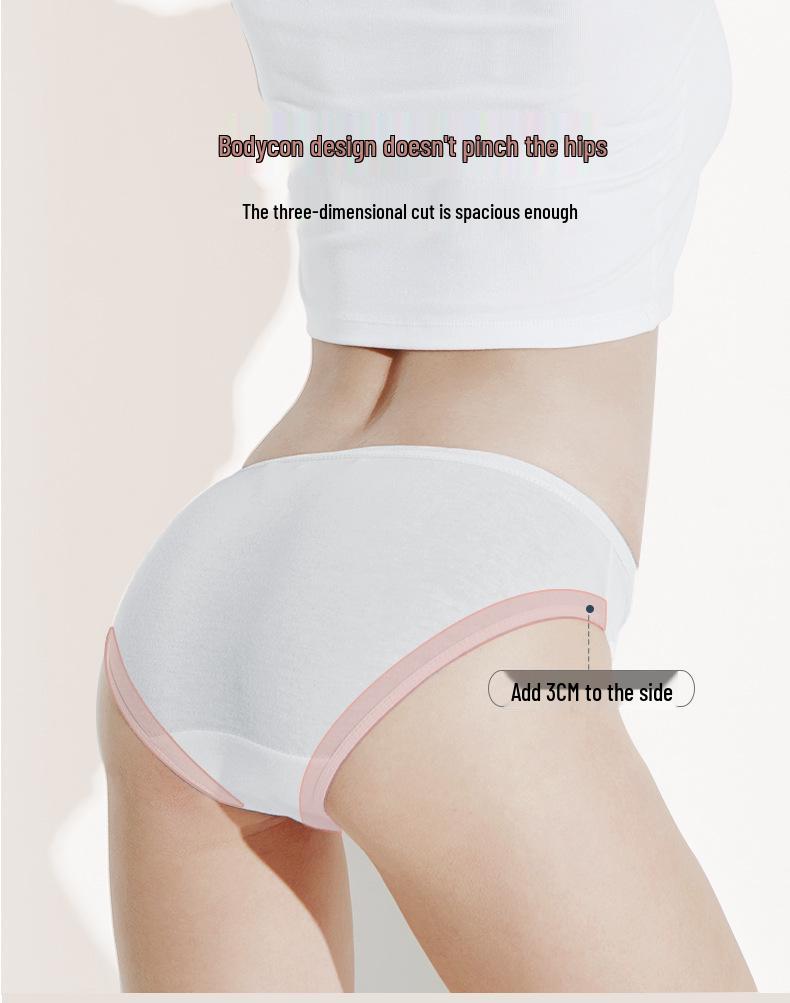 30 Pairs Disposable Cotton Underwear for Men & Women - Sterile, Wash-Free, Ideal for Travel