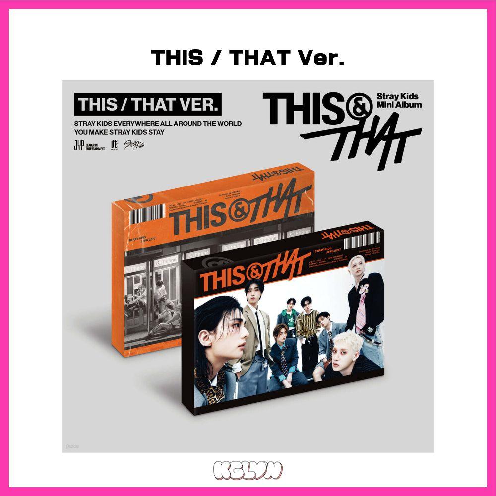 [Official] Stray Kids THIS & THAT Mini Album Benefit Member Choice K-pop CD