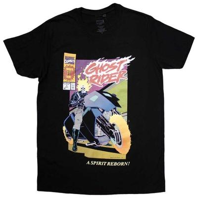 Marvel Comics Unisex Adult Ghost Rider Spirit Reborn Comic Cover T-Shirt