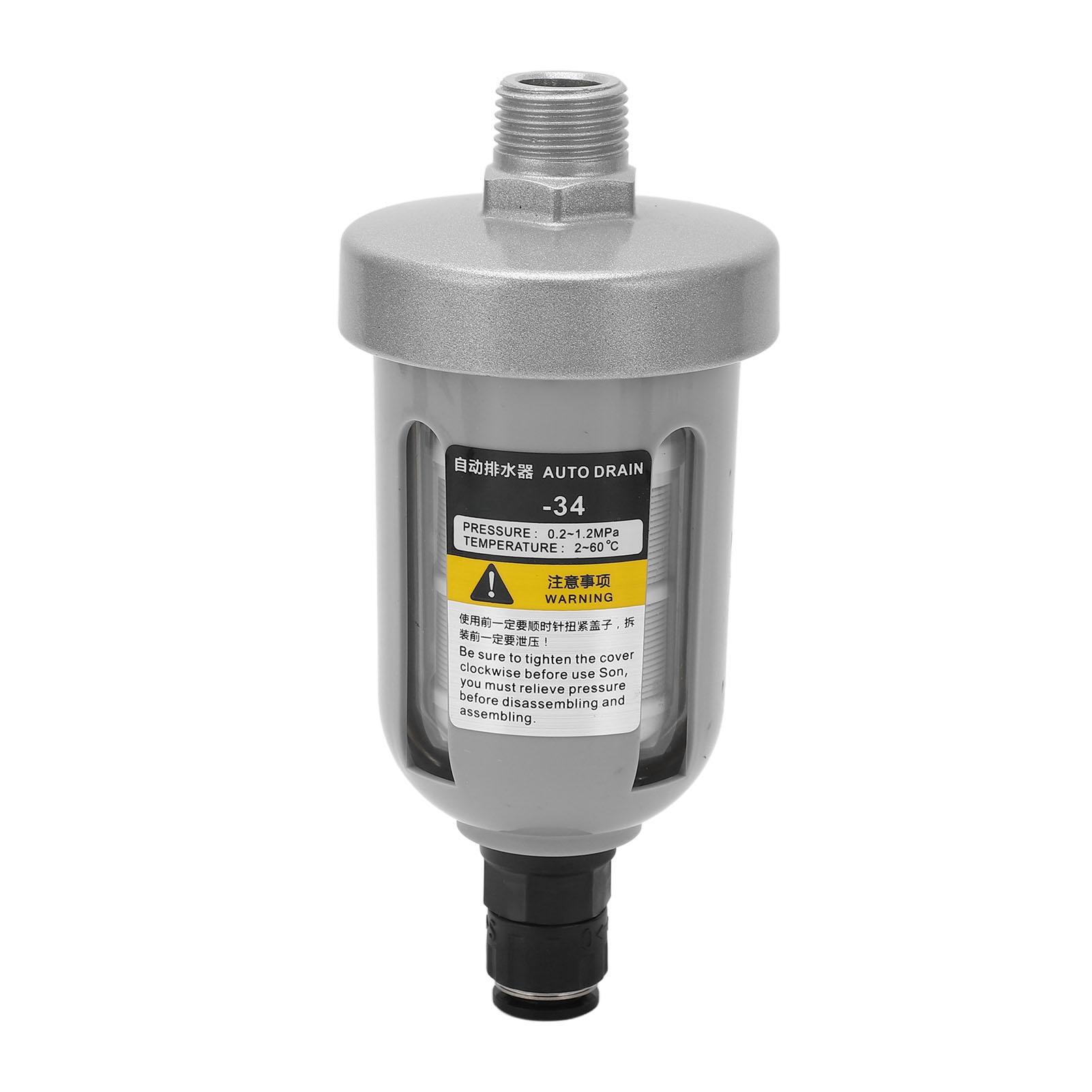 

Air Compressor Automatic Drainer Pneumatic Translucent Mini Series Filter Floating Ball Type