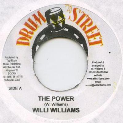 7inch Record WILLIE WILLIAMS - Power Drum Street 1983 Jamaica Reggae, Ska & Dub