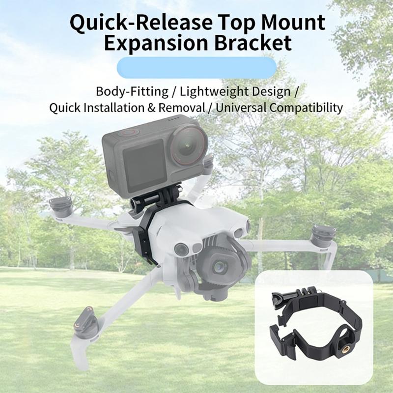 Lightweight Body Top Mount Extension Bracket for Mini 5 Professional Drones Ensuring Secure Bracket Adapter Drones Accessories