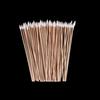 100Pcs Wood Pointed Tip Head Eyebrow Tattoo Cotton Swab Beauty Makeup Color Nail Seam Disposable Dedicated Dirty Makeup brush