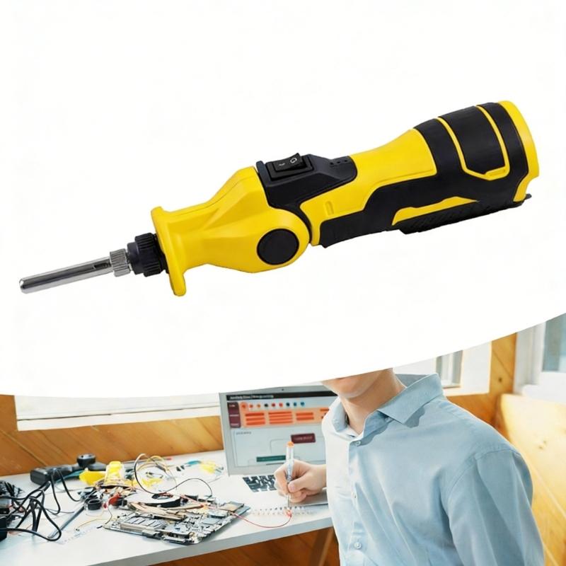Portable 12V Soldering Iron Set With Double Tips And Wide Temperature Ranges 0-400℃ For DIY Craft And Home Repairs