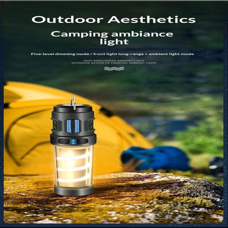 Portable Camping Mosquito Repellent Light With Magnetic Base And Hanging Hook Perfect For Hiking Camping Tent Use