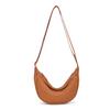 Fashion new solid color women's messenger bag large capacity portable portable dumpling bag versatile go out shoulder bag women
