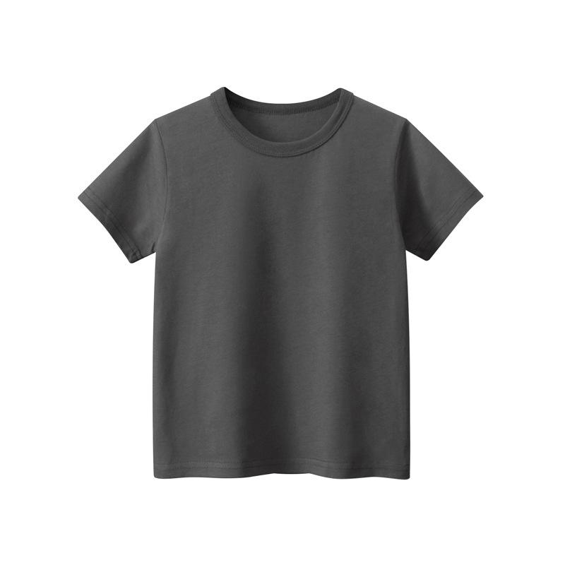 Color Tshirt Shortsleeved Solid Childrens
