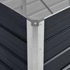 Garden Raised Bed Anthracite 240 X 80 X 45 Cm Galvanized Steel
