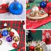 Pack 30mm 24 Christmas Matte And Glitter Decor Ball Festival Atmosphere Props