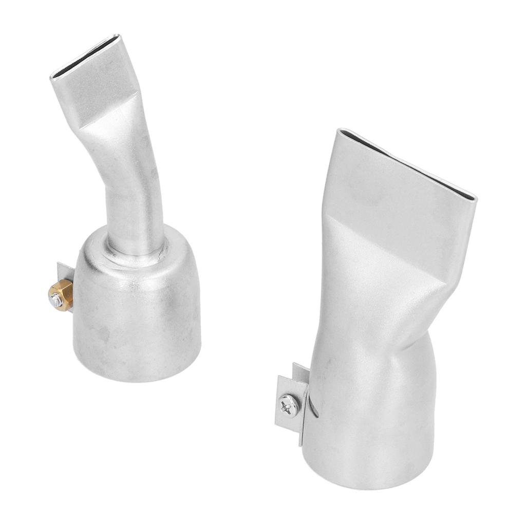 2 Pcs Flat Wide Mouth Nozzle Good Corrosion High Strength Heat Resisting Welding Accessories for