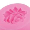 3D Blomma Bloom Rosform Silikonfondant Tvålkaka Bakning Gelé Godis Dekorationsformar Choc B9J6