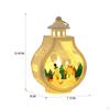 Christmas Candle Lantern Hanging Decorative Ornament Candlestick Tabletop
