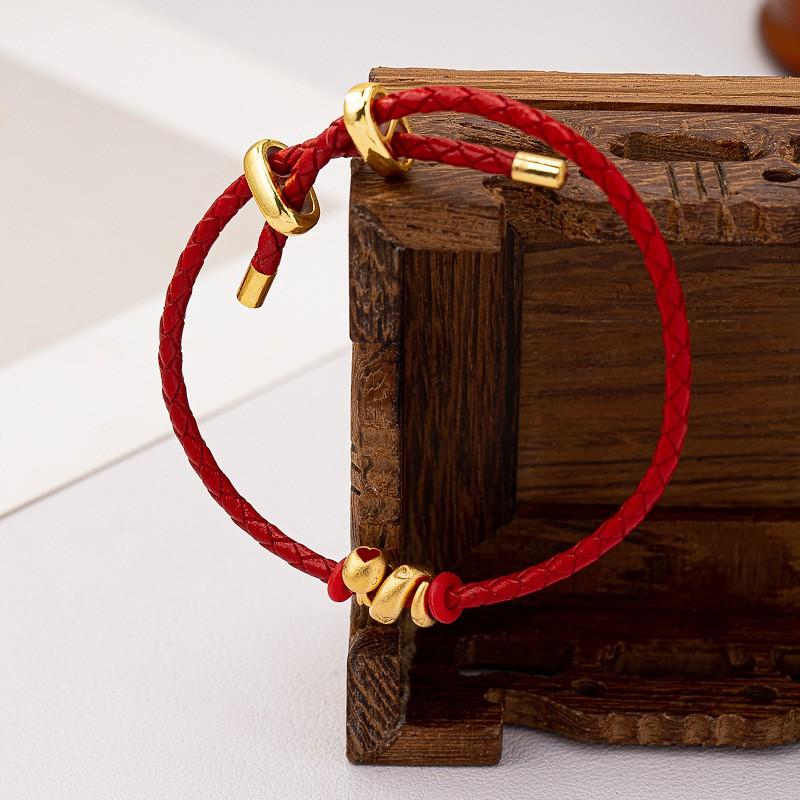 Red Black Snake Zodiac Rope Bracelet Women Men Handmade Minimalist Fashion Accessory