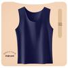 Men's Slim Fit Seamless Plus Size Thermal Vest for Autumn and Winter