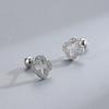 Neue Mode Herz Ohrstecker für Damen Hypoallergen Schraubverschluss Knorpel Helix Ohrring Mädchen Piercing Zubehör Schmuck Geschenke