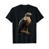 Eagle Bald Golden T Shirt Vintage Washed Stylish Top For Everyday Wear Homme Casual Graphic Unisex Soft Fashion Comfortable