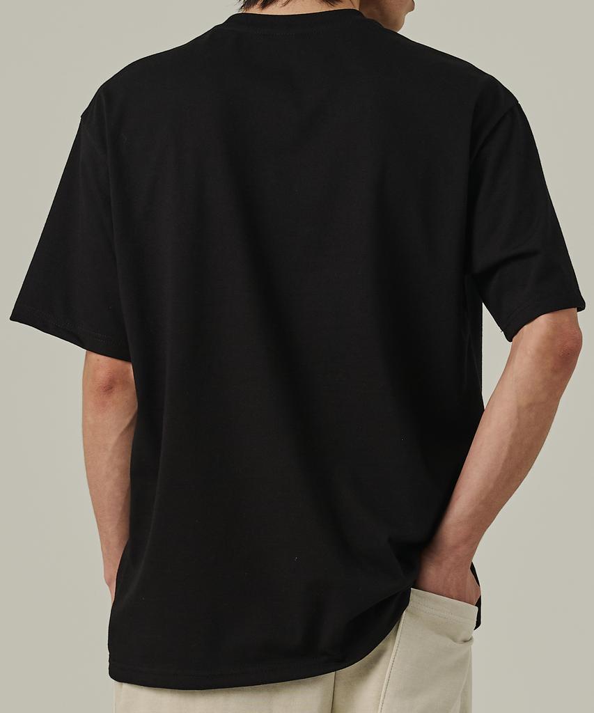 ANALOG MOOD Basic Logo Short Sleeve T-Shirt (Black)