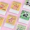 2026 Capybara Cartoon Desk Calendar - Creative Mini Ornament Gift for Children and Students