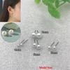 Elegant Pearl Earrings 4mm 5mm 6mm 8mm 10mm 12mm Ear Stud Round Ball Earrings  Wedding Engagement