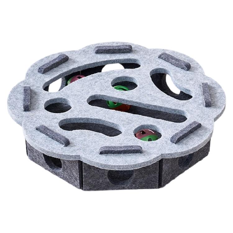 Decorative Cats SelfTeasing Box Maze Puzzle Toy with Bells Ball Cats Cognitive Development And Hunting Exercise