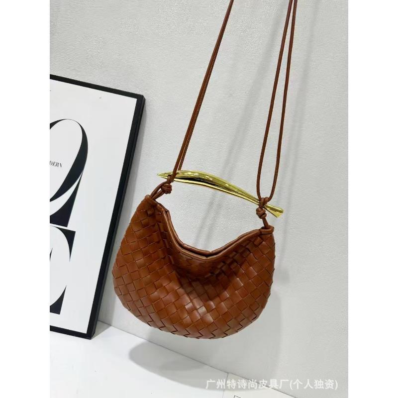 New Niche Sardines Handwoven Bag Hand-carried Dumpling Bag Casual Versatile Portable Shoulder Messenger Bag