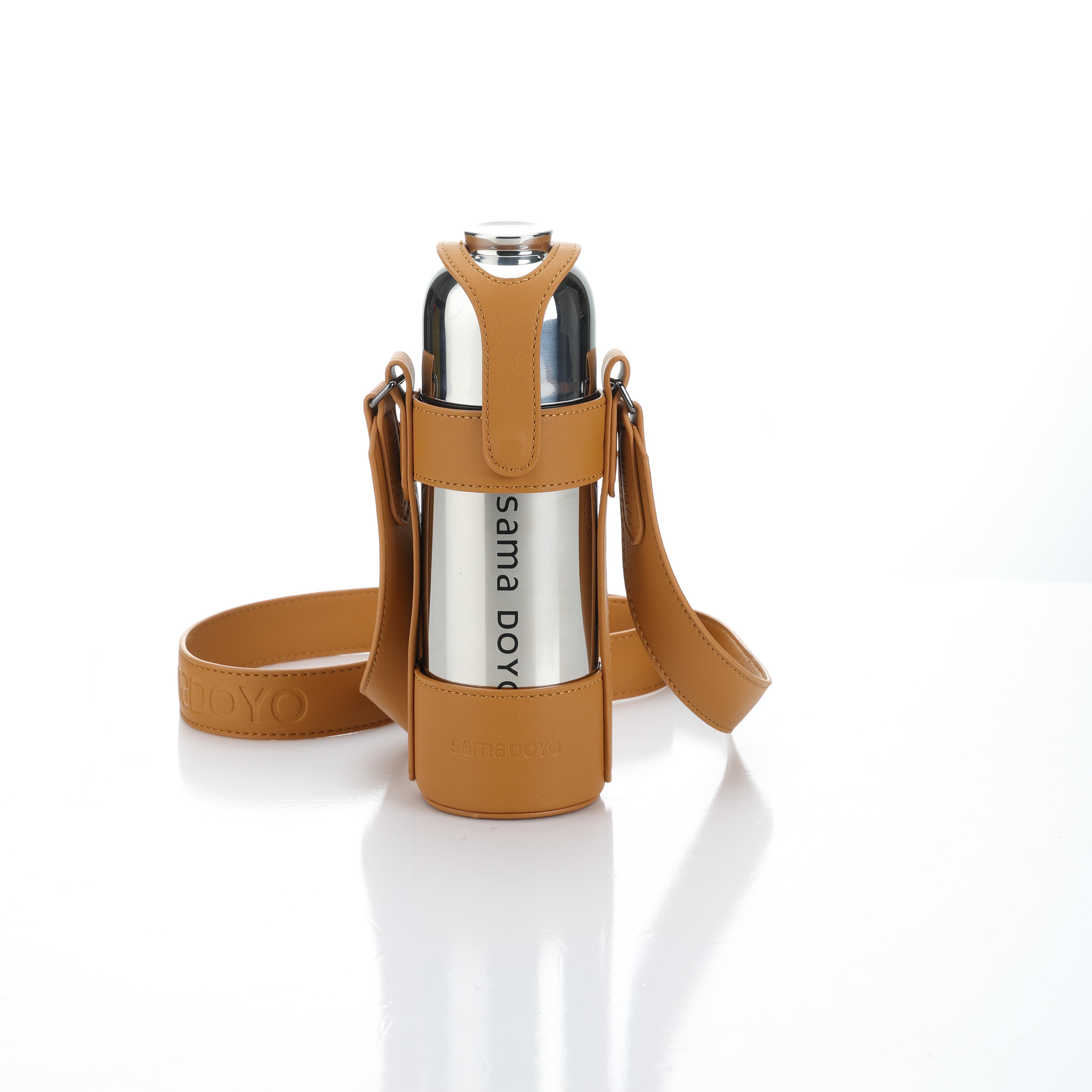 

Термокухоль Samadoyo 400 мл Маленька гармата - з керамічним покриттям, 8 годин гарячий / 6 годин холодний, титановий фільтр та магнітна чашка 400ml срібний