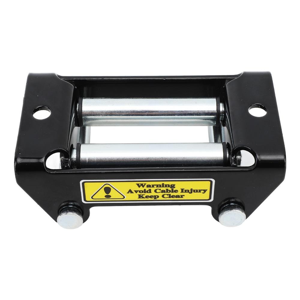 4.96 Inch Bolt Centers Winch Roller Fairlead 4-Way Roller Design Winch Cable Guide For UTV Winch