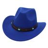 Western Cowboy Hat New Tibetan Ethnic Woolen Jazz Hat Grassland Outdoor Sunshade Top Hat