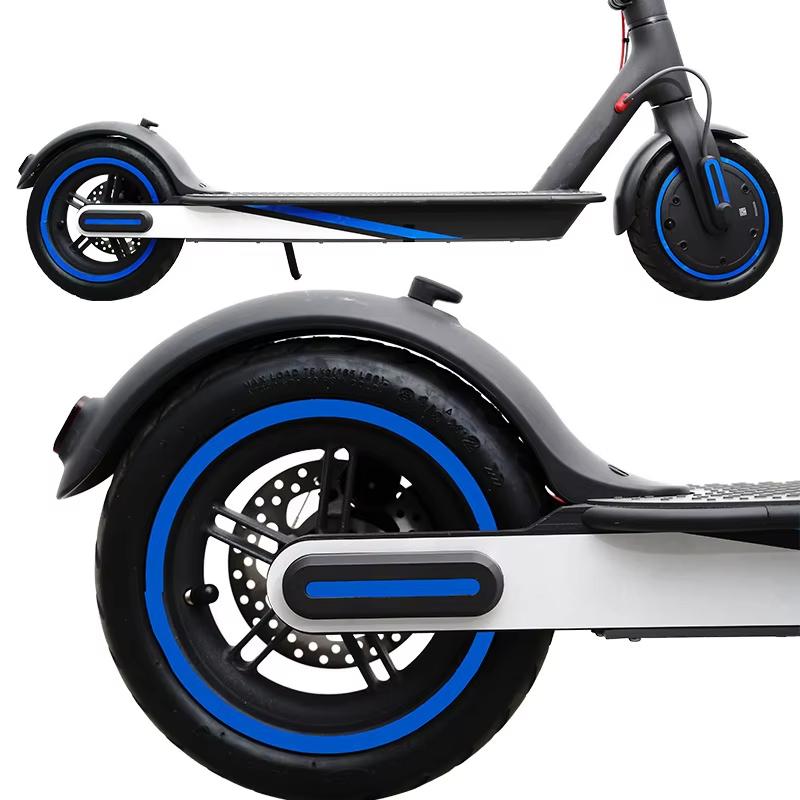 Adesivi di Avvertimento Impermeabili Striscia Riflettente Protettiva per Mozzo Ruota Per Parti Scooter Elettrico Xiaomi M365/Pro 1s Pro 2