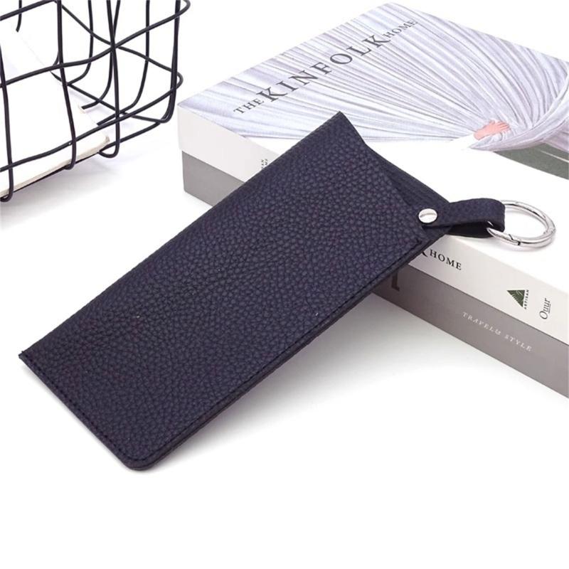 Portable Hanging Glasses Storage Bag Lightweight PVC Design Waterproof Protective Case With Soft Lining For Eyewears Care