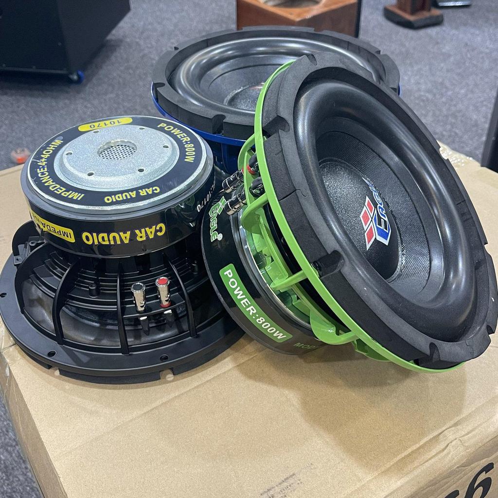10-calowy subwoofer samochodowy: Podwójny magnes 170, Podwójna cewka drgająca 75, Domowa jednostka basowa