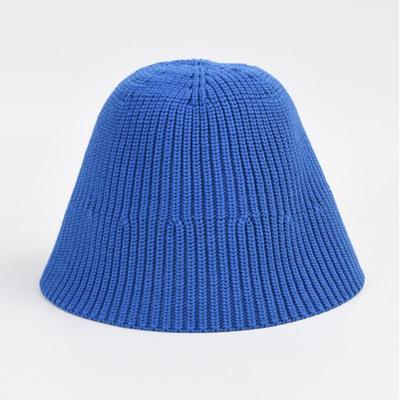 LALA All Seasons Cotton Knit Bucket Hat - Blue