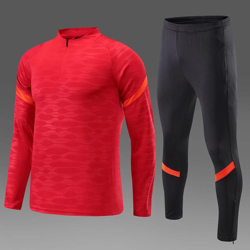 Men's & Children's 2022 Autumn Quick-Dry Half-Zip Football Training & Running Suit