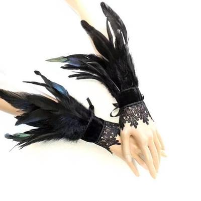 Dark Down Cuffs For Halloween Costumes Dark Flexible Arm Ensembles Party Addition Recyclable Environmental Friendly Substance
