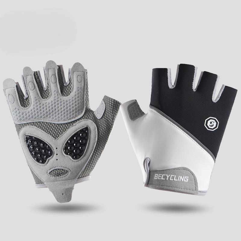 Outdoor Sports Cycling Anti Slip Breathable and Shock Absorbing Half Finger Women's Equipment Training Anti Callus Gloves
