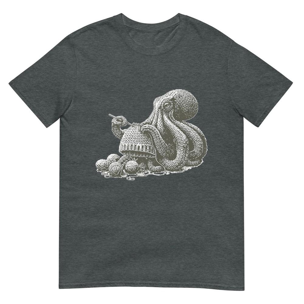 Crochetopus Octopus Crocheting Knitting Yarn Knitter Crochet Tshirt