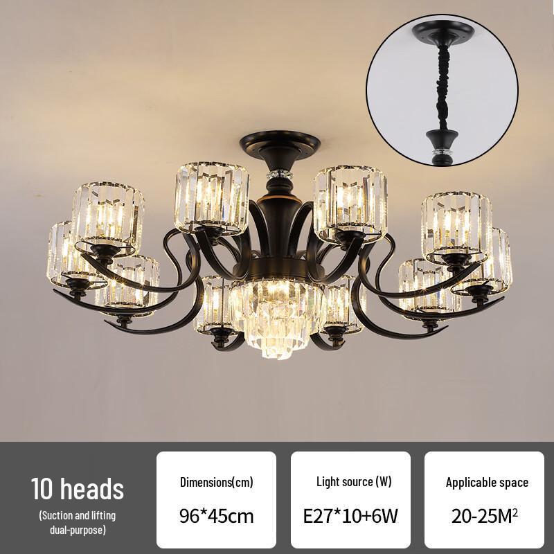 NuFeng Modern Minimalist 10-Light LED Chandelier