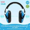 Children's noise-canceling headphones - passive earmuff protection, adjustable headband, lightweight and comfortable