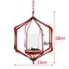 Wire Hollow Wedding Hanging Candle Holders Lantern Case